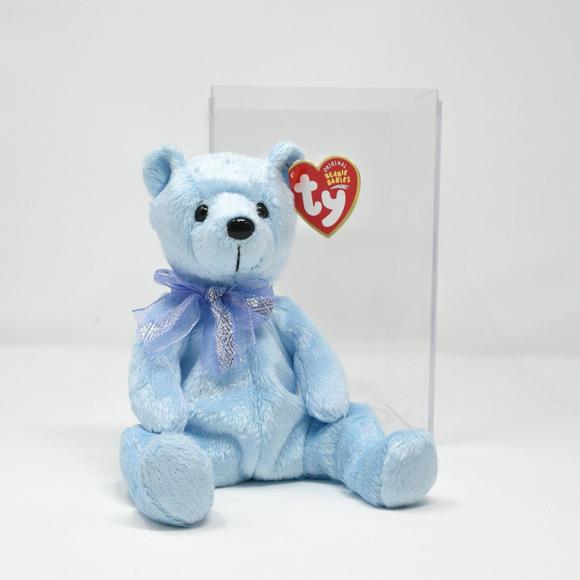 The Beanie Babies Collection Light Blue Lani Birthday Bear March 26 2004 - Picture 7 of 9